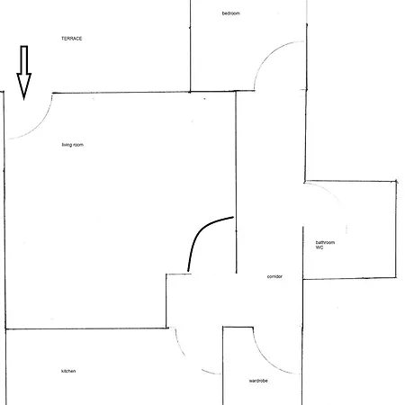 Apartment, Sun Terrace, Privat Parking, 7 Minutes Walk To The Center Lejlighed